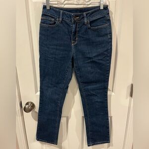 L.L. Bean Classic Fit Blue Jeans Size 6p